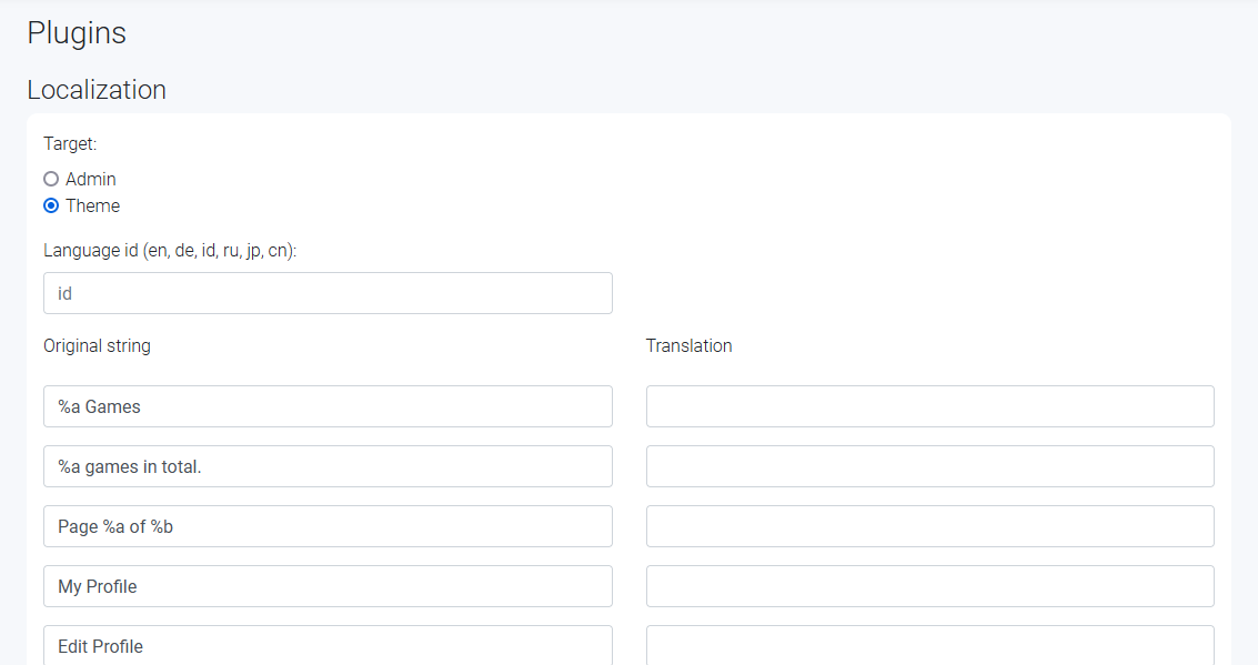 How to use Localization plugin – CloudArcade